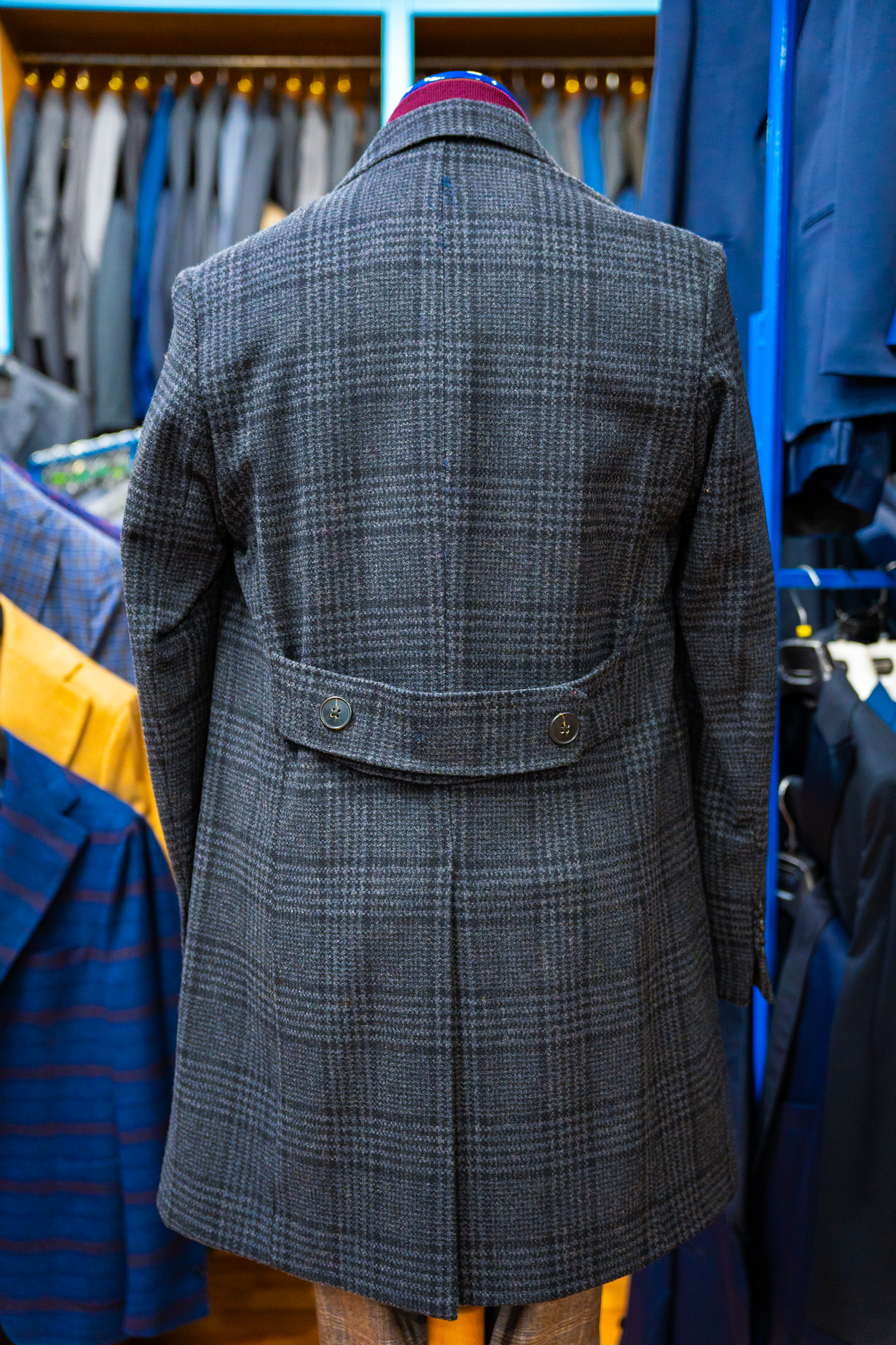 CAPPOTTO BLU DOPPIOPETTO PRINCIPE DI GALLES