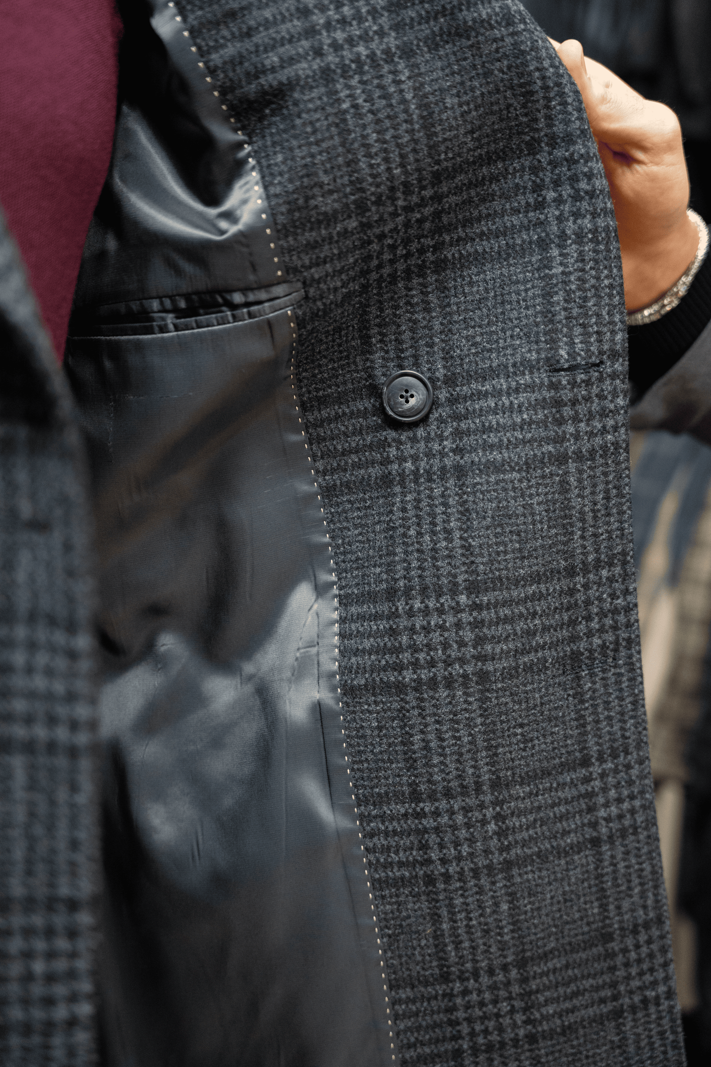 CAPPOTTO GRIGIO DOPPIOPETTO PRINCIPE DI GALLES