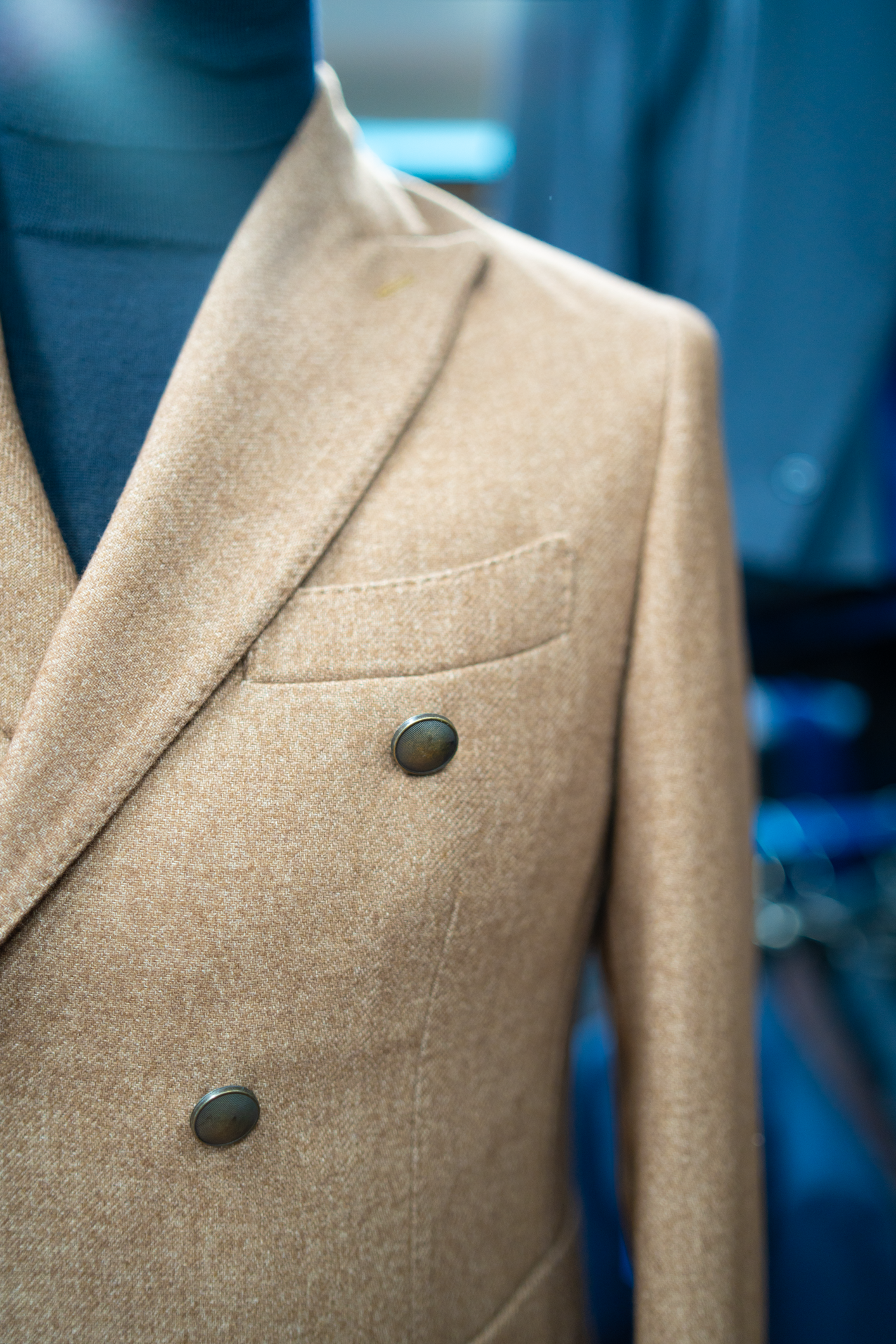 GIACCA BEIGE IN LANA&CASHMERE