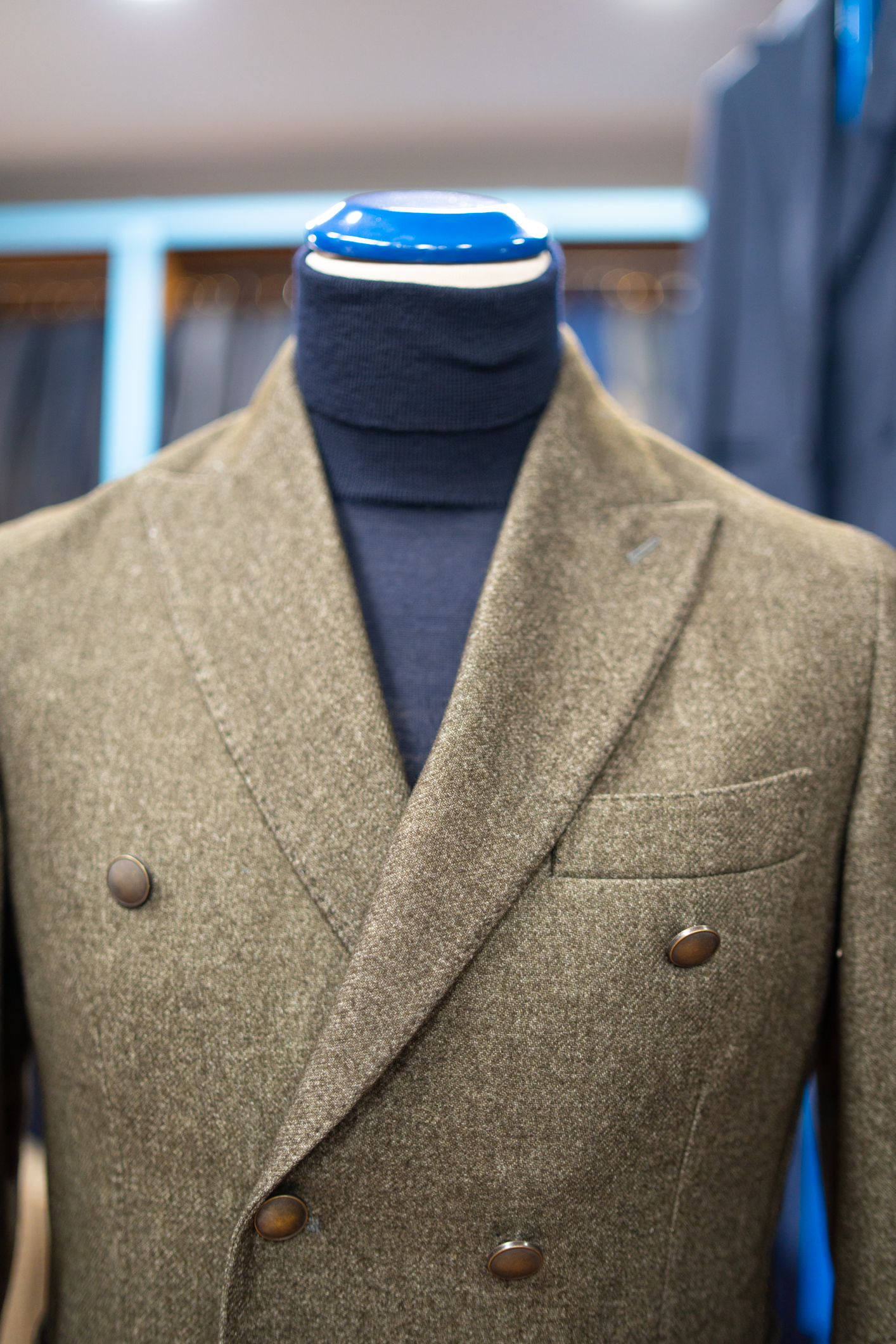 GIACCA VERDE IN LANA&CASHMERE