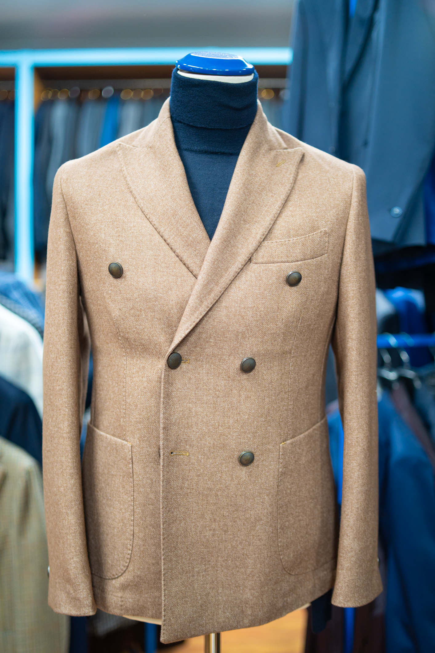 GIACCA BEIGE IN LANA&CASHMERE