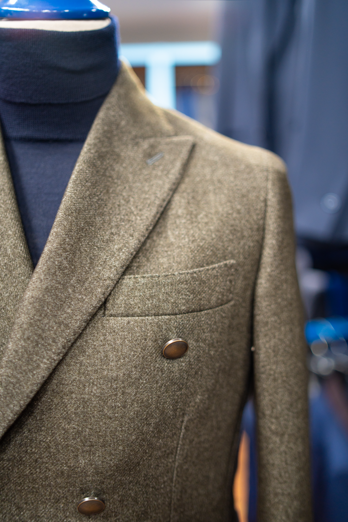 GIACCA VERDE IN LANA&CASHMERE