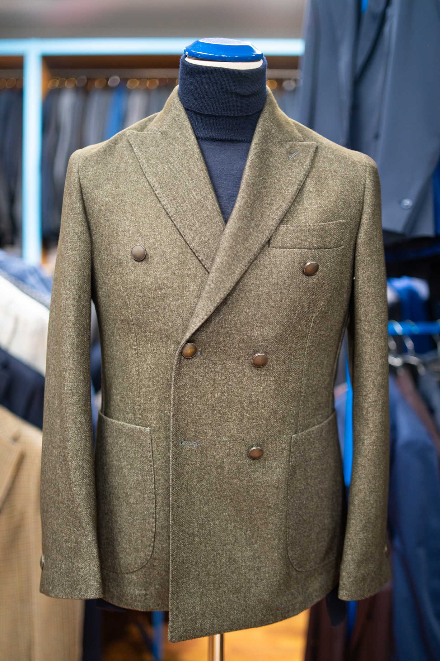 GIACCA VERDE IN LANA&CASHMERE