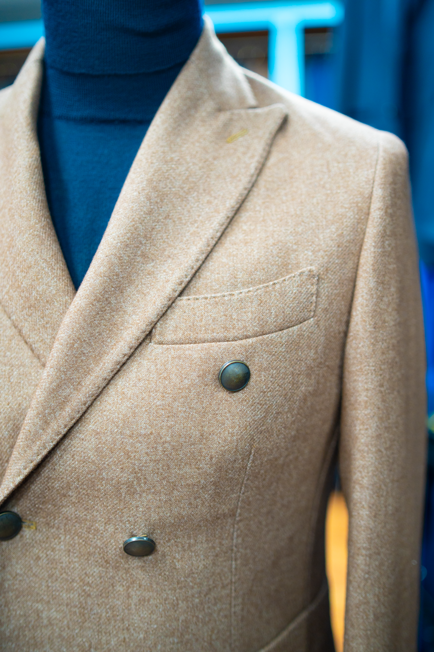 GIACCA BEIGE IN LANA&CASHMERE