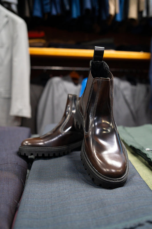 STIVALETTO BRASIVATO TESTA DI MORO