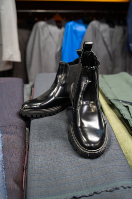 STIVALETTO  BRASIVATO NERO